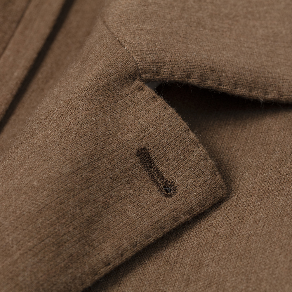 Элемент пиджака из стрейчевой ткани из шерсти и кашемира в карамельном оттенке